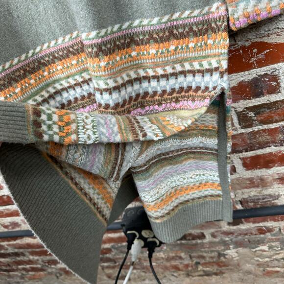 Daily Practice Anthropologie Dress Size Medium Green Knit Sweater Turtleneck NWT - Picture 11 of 11